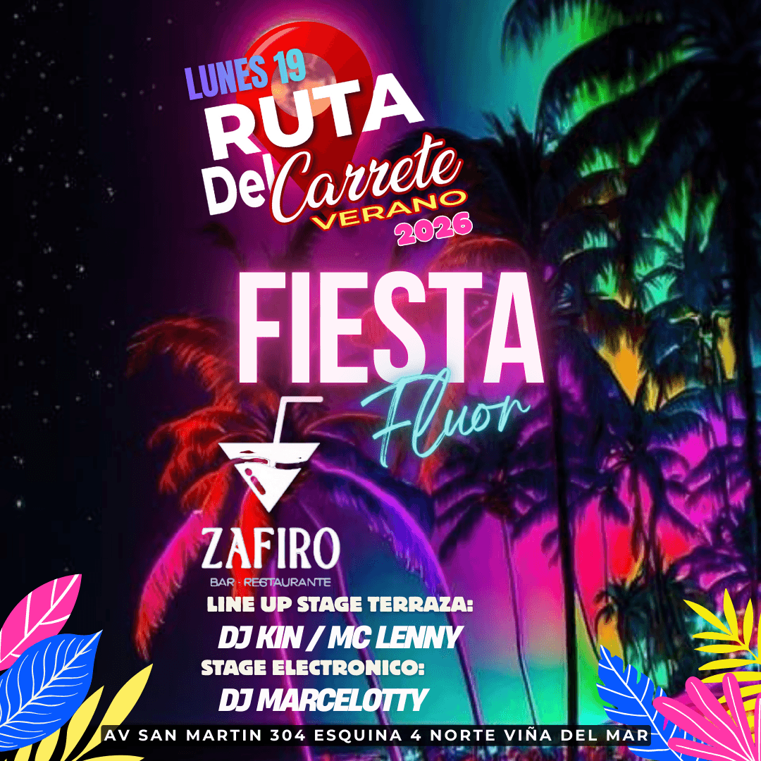 Ruta Del Carrete En Zafiro Fiesta Flúor  image}